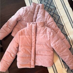 Twin pink coat 18-24 month
